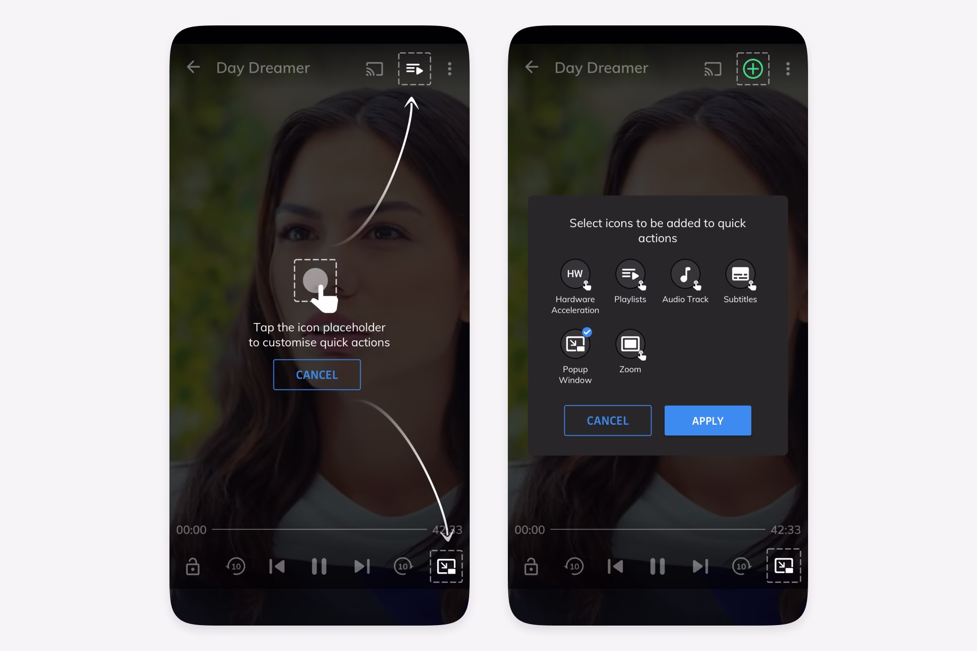 Customising Local Video Player